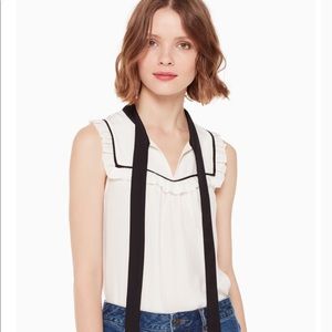 Kate spade tie neck shell